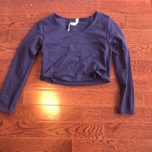 purple Lululemon workout top